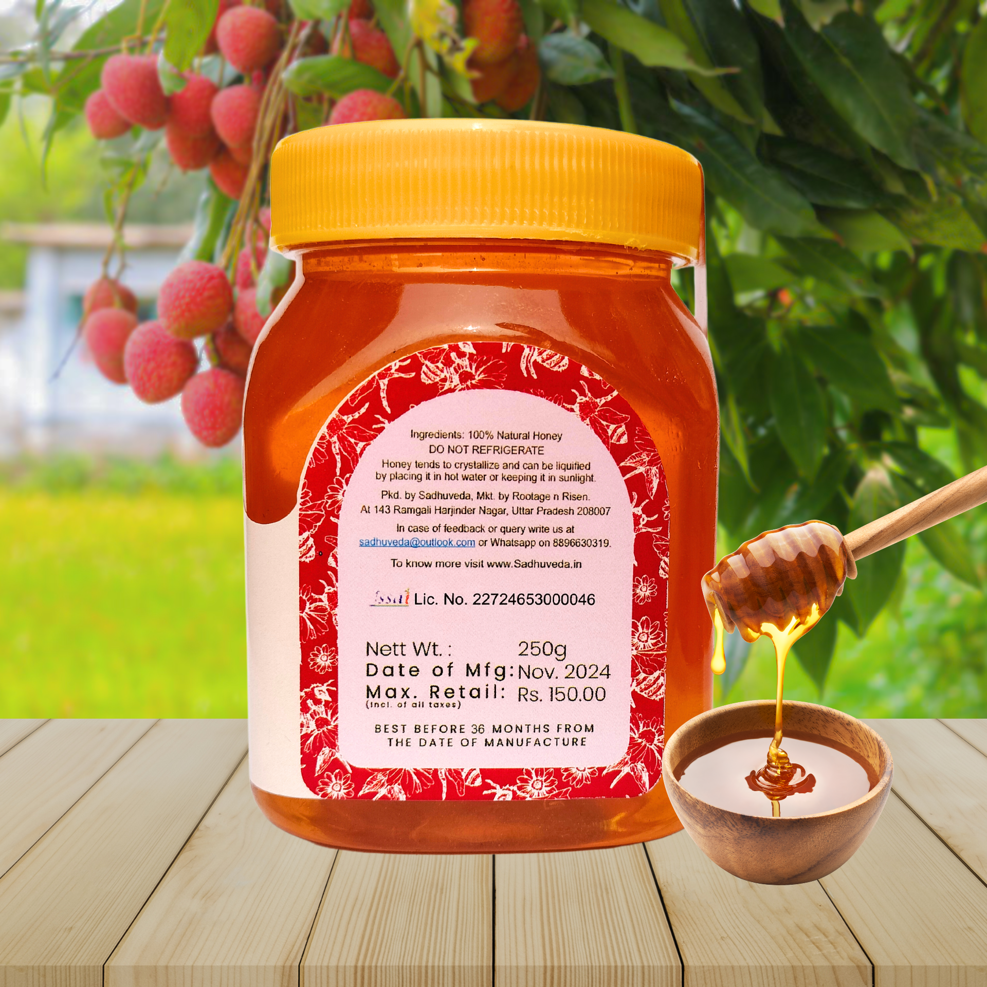 Organic Lychee Honey - Image 2